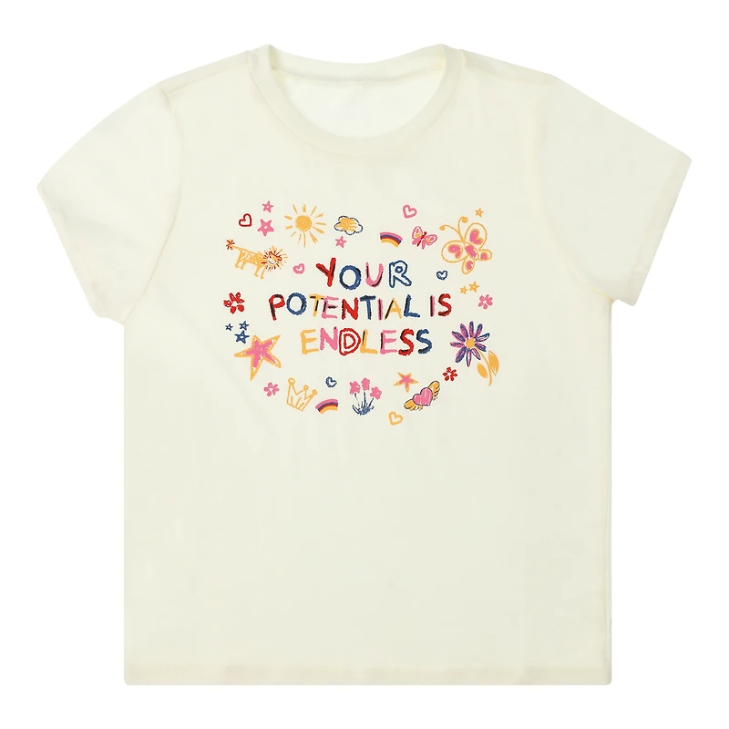 juniors 'your potential is endless' graphic tee