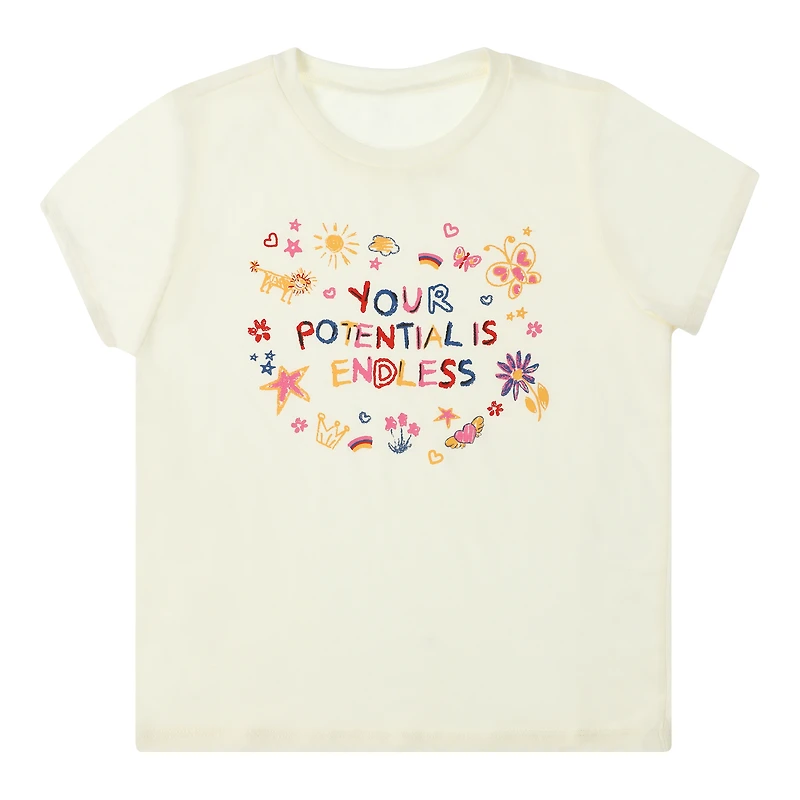 juniors 'your potential is endless' graphic tee