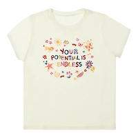 juniors 'your potential is endless' graphic tee