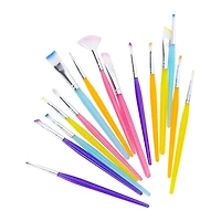 Jelly Handle Paint Brush Set 15-Piece