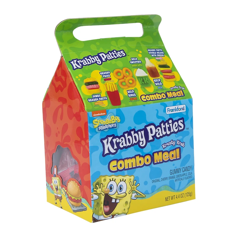 spongebob squarepants krabby patties™ gummy candy combo meal 4.4oz