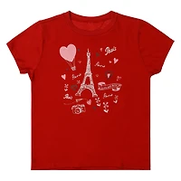 Juniors Paris Graphic Tee