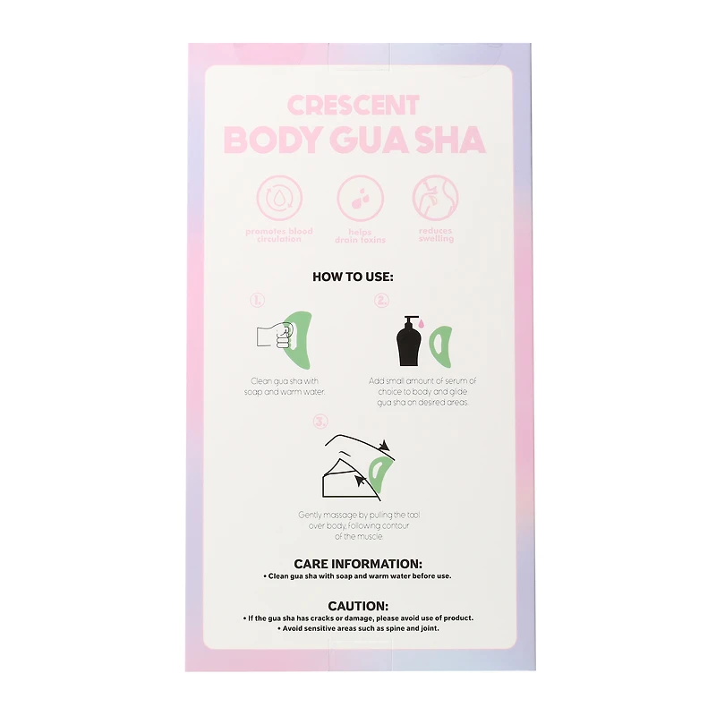 Crescent Gua Sha Body Massage Tool