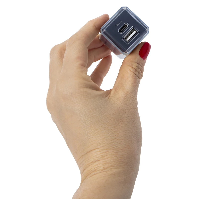 USB-A & USB-C Dual Wall Charger 3.1 Amp