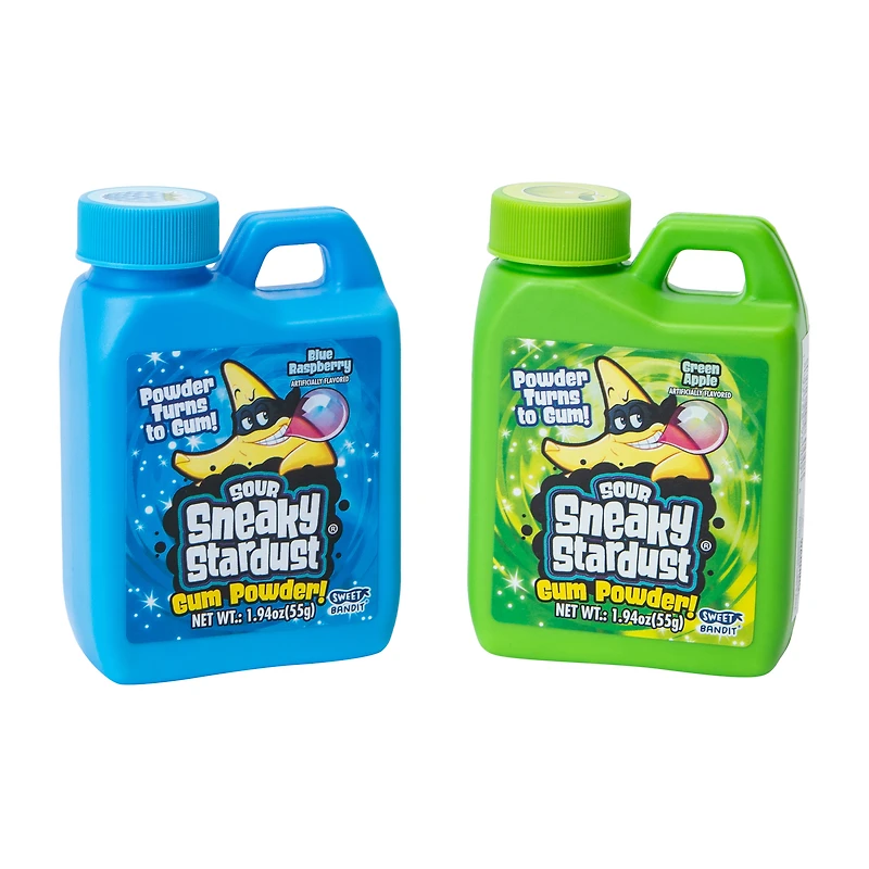 sneaky stardust™ sour strawberry gum powder