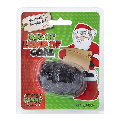 Big Ol' Lump Of Coal Cherry Gummy Candy