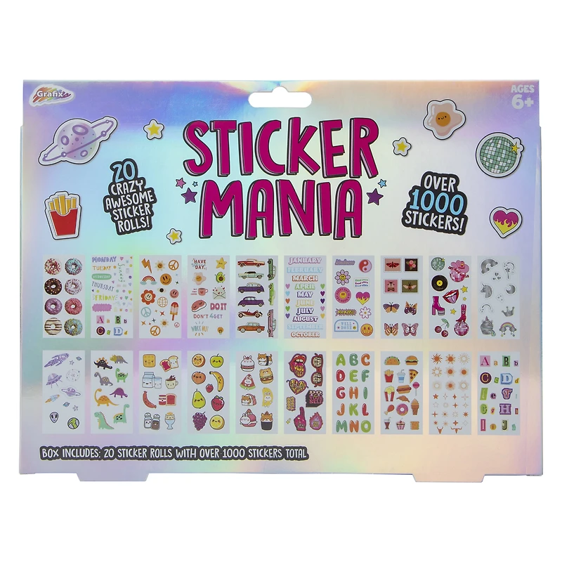 Sticker Mania With Over 1000 Stickers