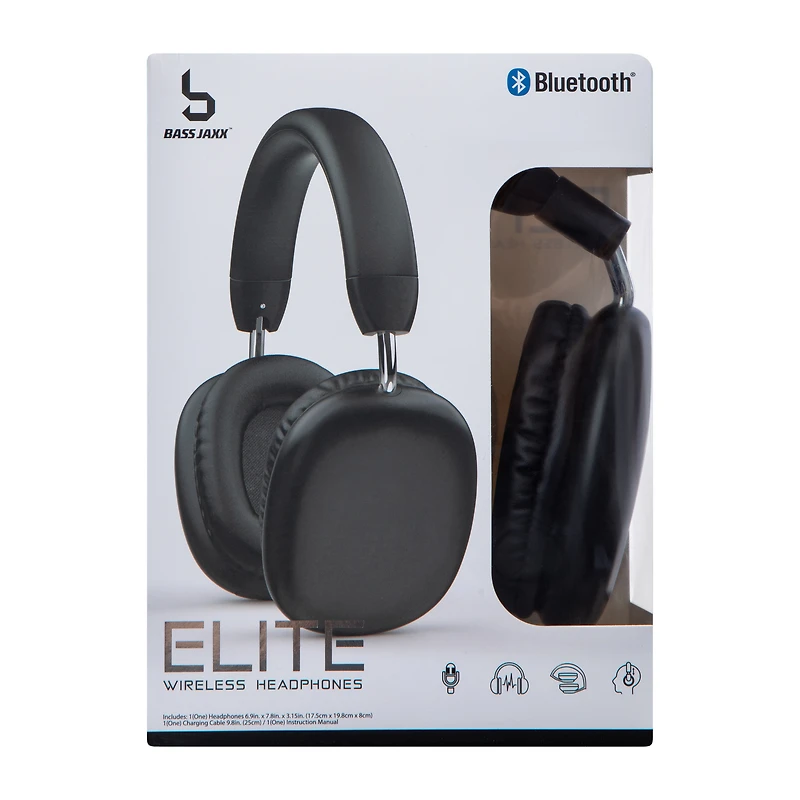 Bluetooth® Elite Wireless Headphones With Mic
