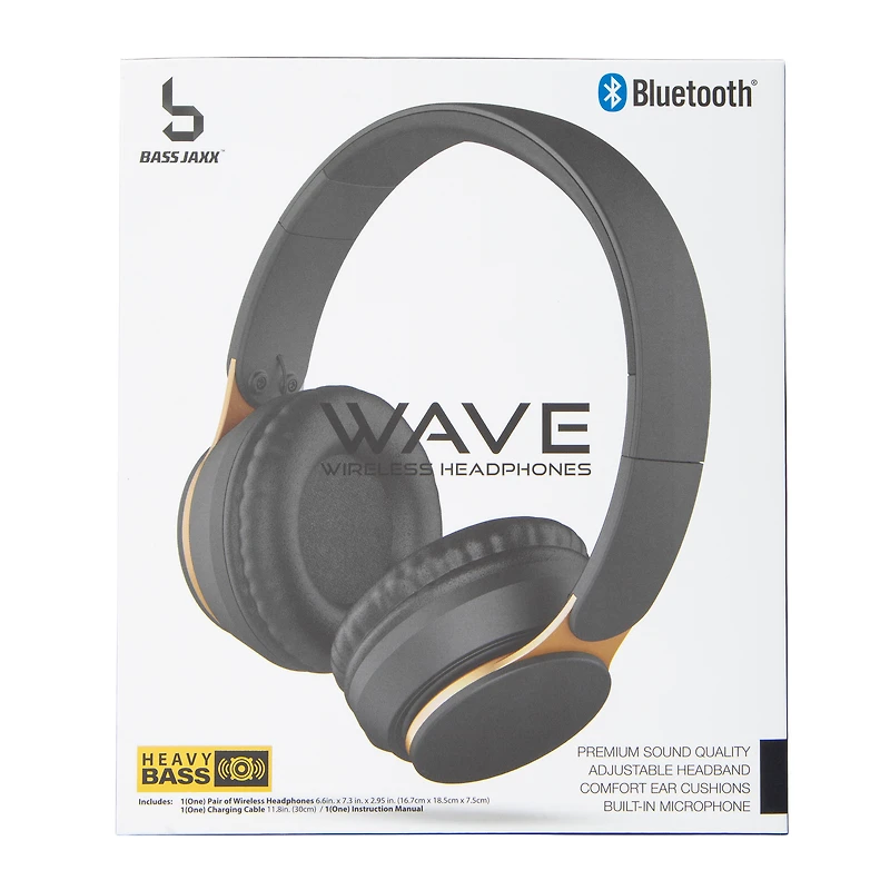 Wave Bluetooth® Wireless Headphones With Mic