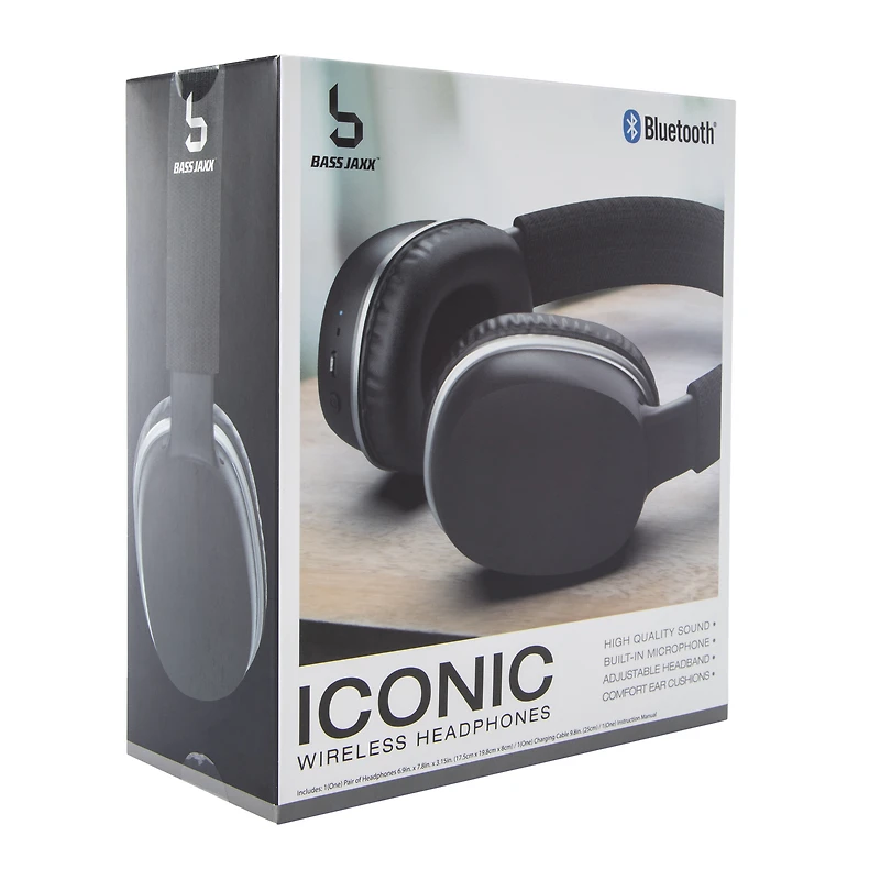 Iconic Wireless Headphones With Mic