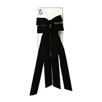 Velvet Long Tail Hair Bow Clips 2-Pack