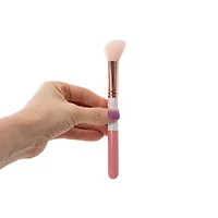 Pink Makeup Brush Set With Reusable Bag