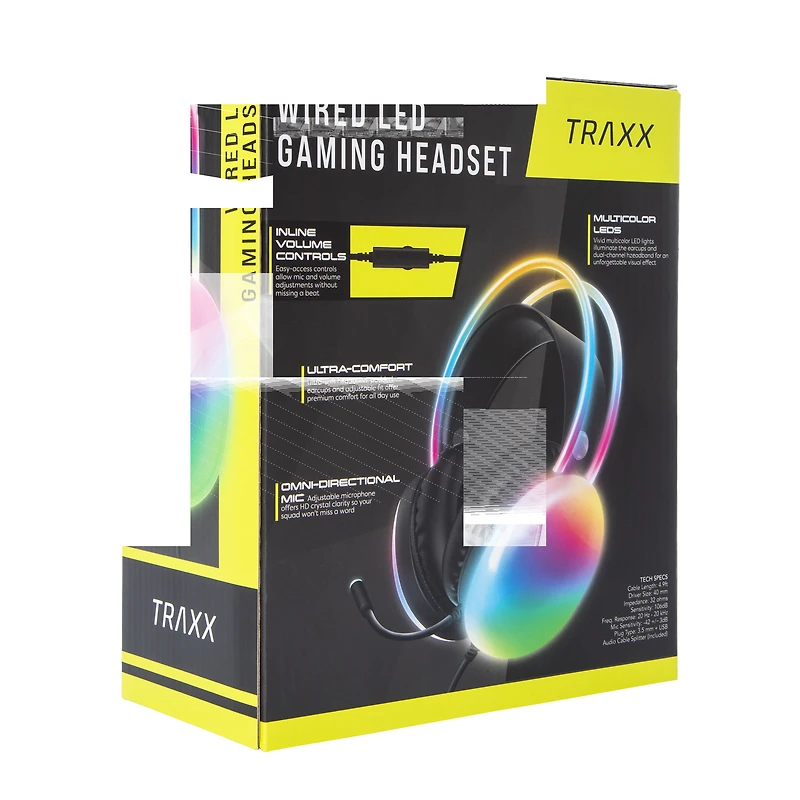 Allover LED Wired Gaming Headset