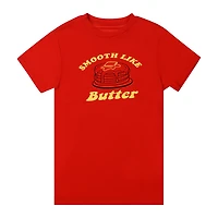 'smooth like butter' retro graphic tee