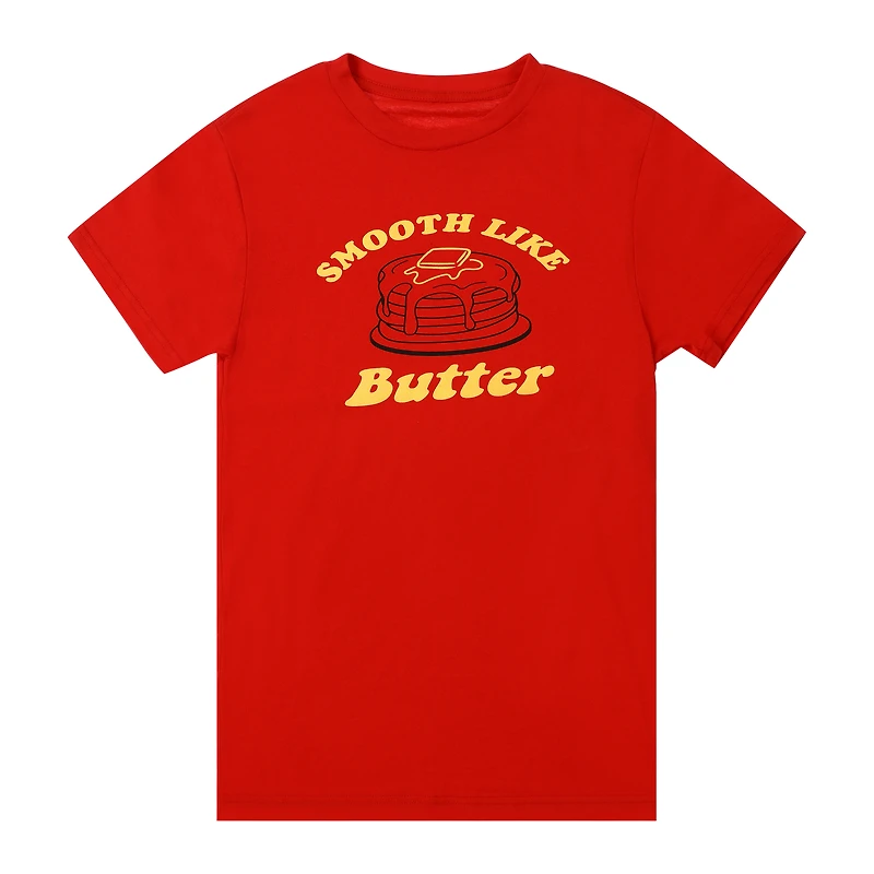 'smooth like butter' retro graphic tee