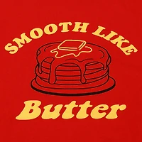 'smooth like butter' retro graphic tee