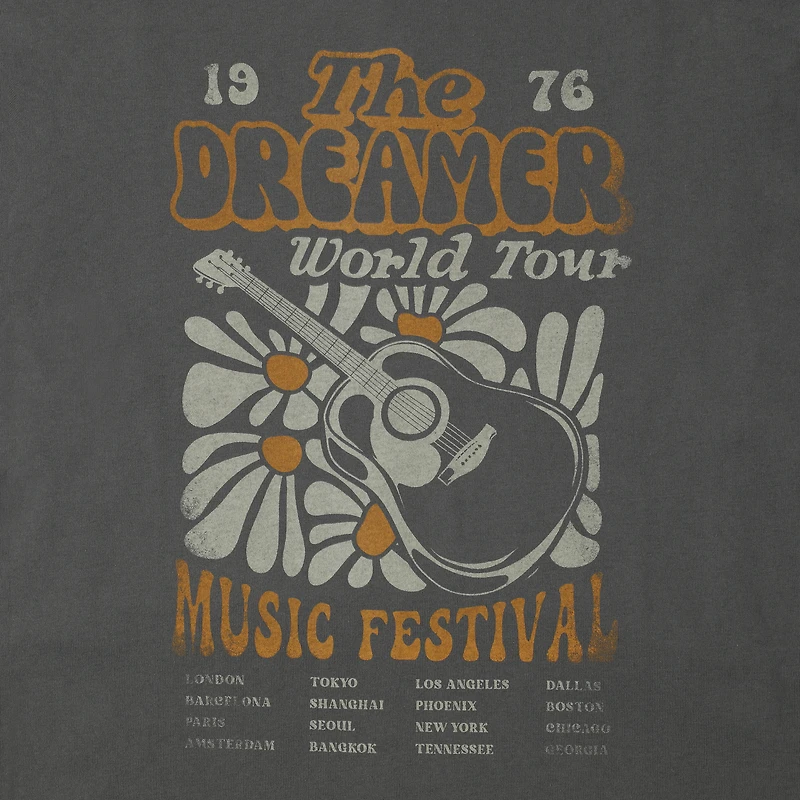 music festival graphic tee