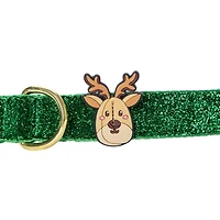 red christmas dog collar