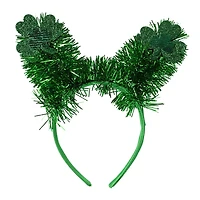 St. Patrick's Day Tinsel Shamrock Headband