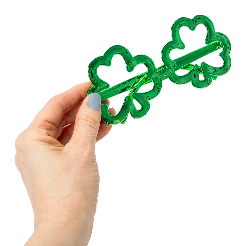 St. Patrick's Day Shamrock Glasses