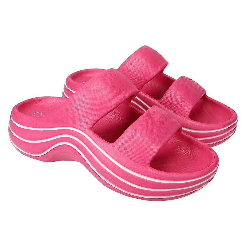 Ladies Double Band Sandals