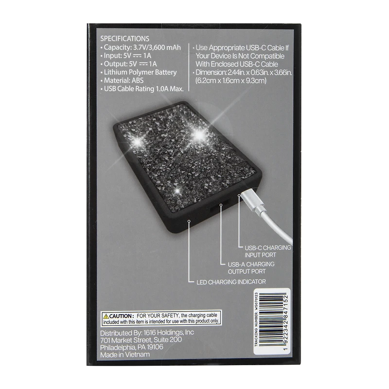 Trendy Power Bank 3600mAh