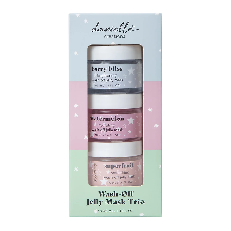 Danielle Creations® Wash-Off Jelly Mask Trio