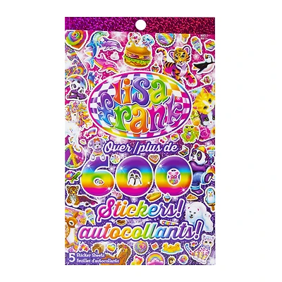 Lisa Frank® Sticker Sheets With Over 600 Stickers