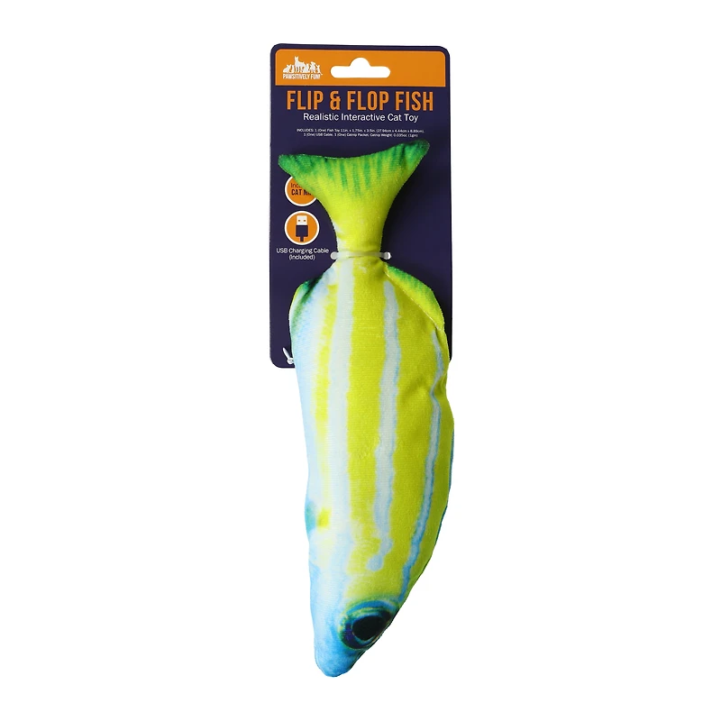 Flip & Flop Fish Toy For Cats