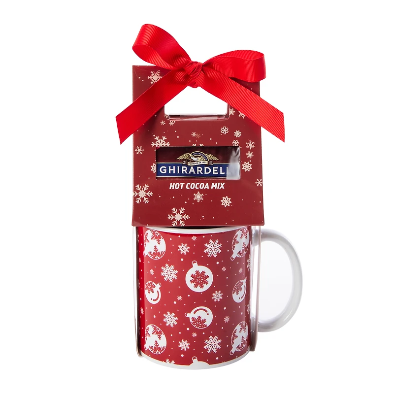 Ghiradelli® Hot Cocoa Mix & Red Mug Set