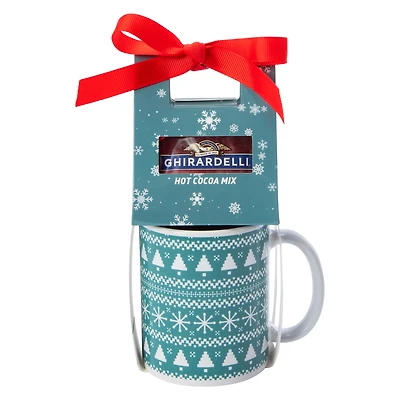 Ghiradelli® Hot Cocoa Mix & Blue Mug Set