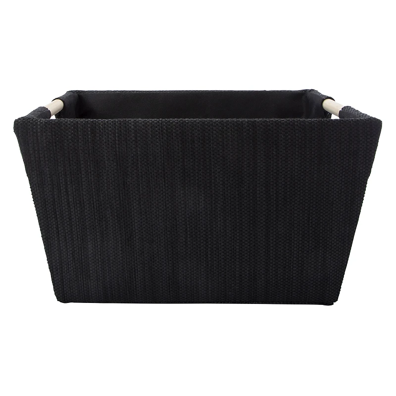 Woven Paper Storage Bin 13.8in x 10in