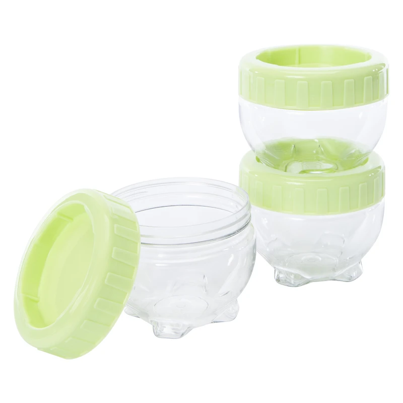 Stackable Food Storage Containers 3-Count