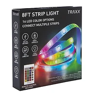 8ft Multicolor LED Light Strip With Remote
