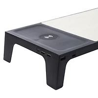 Desk Riser With Dual Port Charging