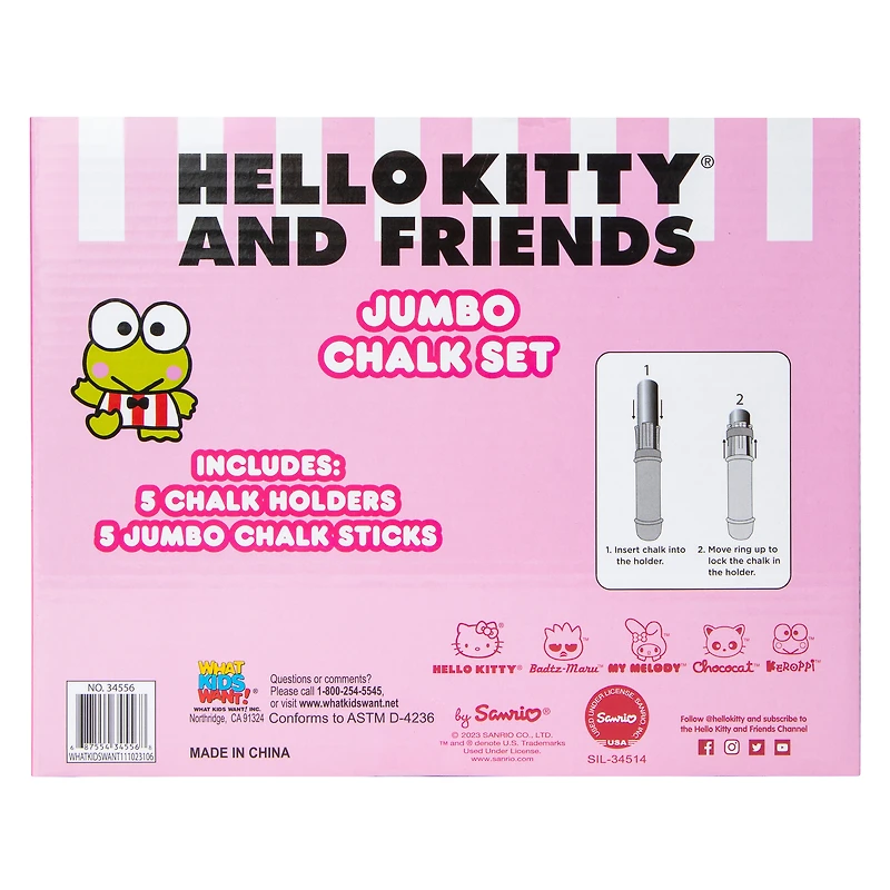 Hello Kitty And Friends® Jumbo Chalk Set 5-Pack