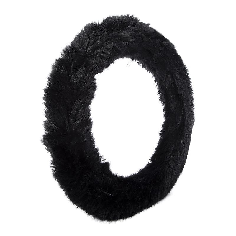 Faux Fur Steering Wheel Cover 15.7in