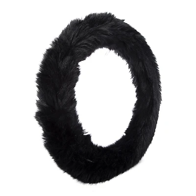 Faux Fur Steering Wheel Cover 15.7in