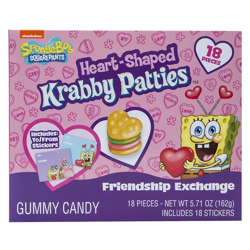 Valentine's Krabby Patties™ Friendship Exchange 18-Count