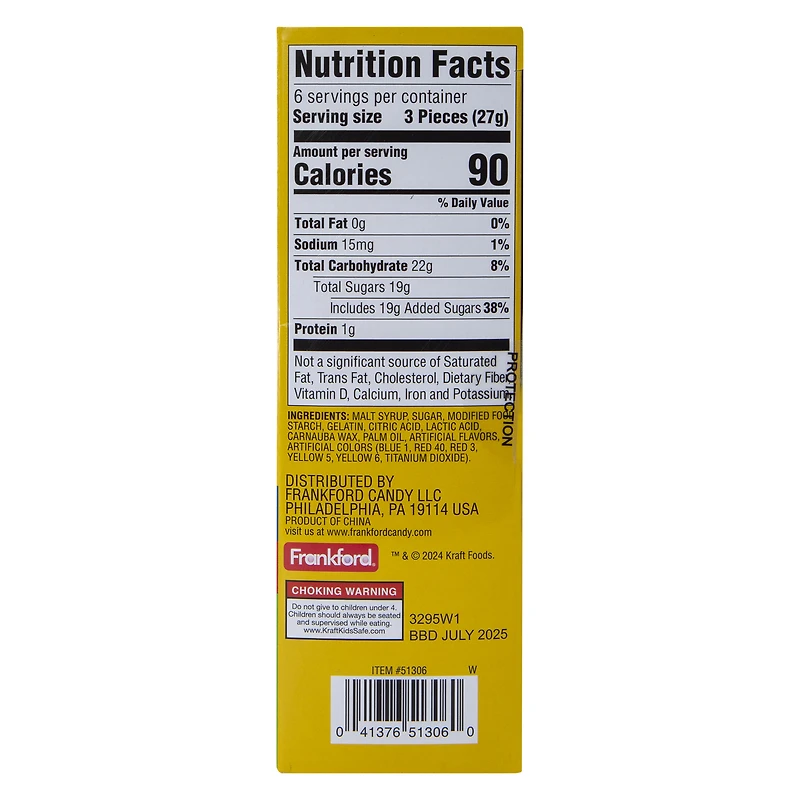 Valentine Oscar Mayer™ Gummy Candy Friendship Exchange 18-Count