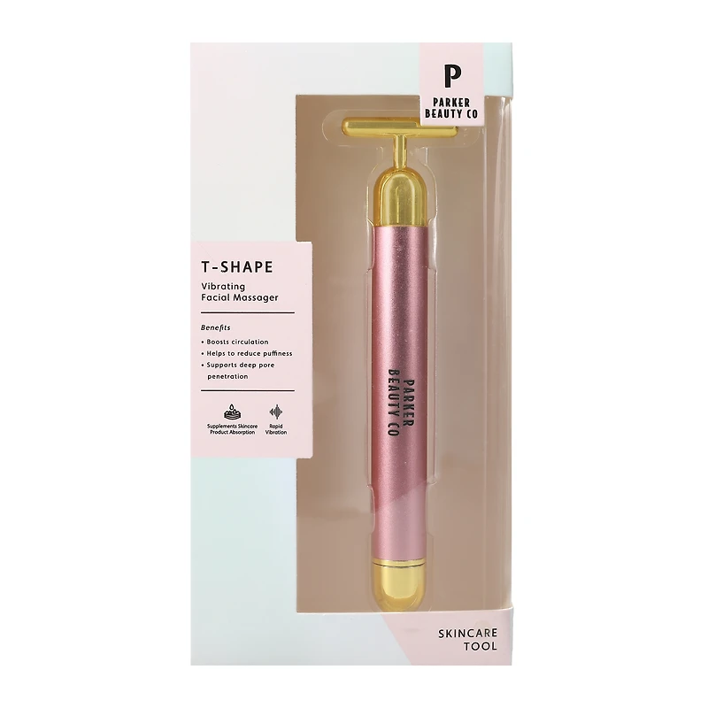 T-Shape Vibrating Facial Massager