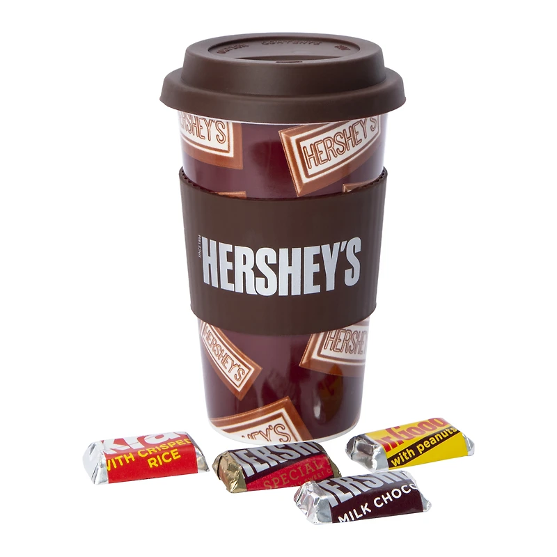 Hershey's® Ceramic Travel Mug & Candy Gift Set