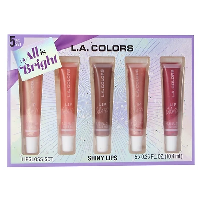 L.A. Colors® All Is Bright Lip Gloss 5-Piece Set