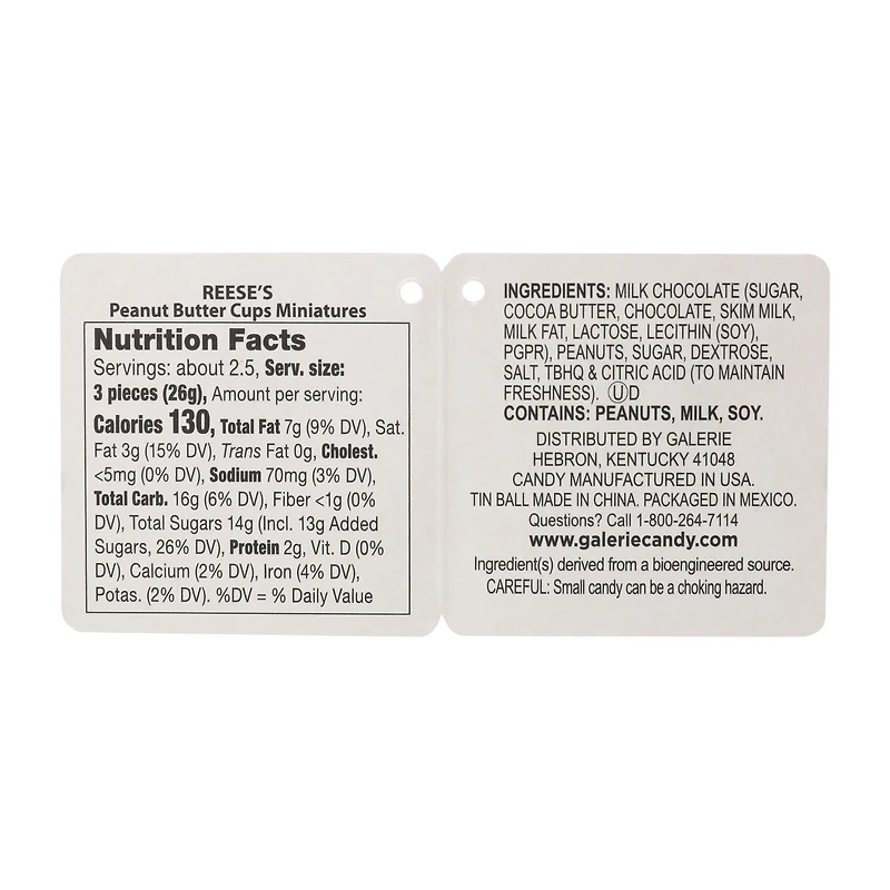 Reese's® Miniature Cups Sports Ball Candy Box