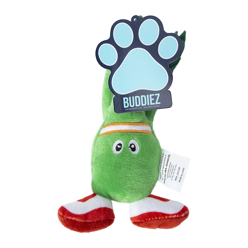 Plush Veggie Buddiez Dog Toy