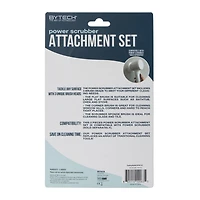 Power Scrubber Brush Attachment Heads 3-Piece Set