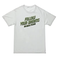 follow your dreams, go back to bed’ graphic tee