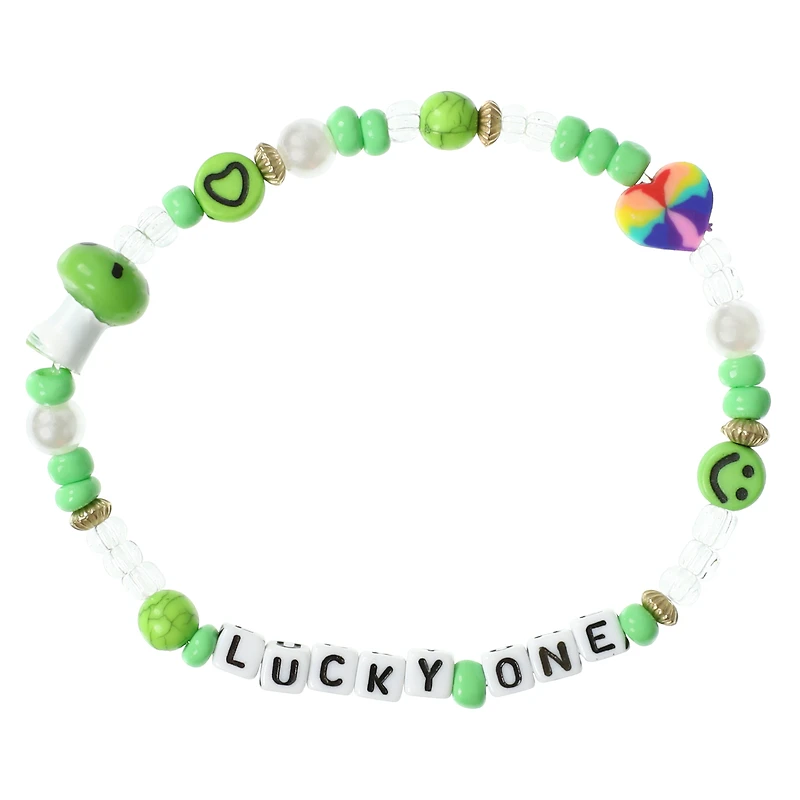 'Lucky One' Beaded Bracelet