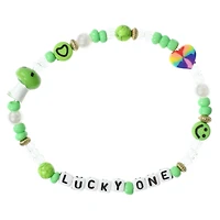 'Lucky One' Beaded Bracelet