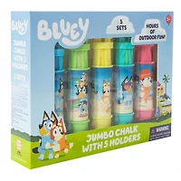 Bluey™ Jumbo Chalk With Holders 5-Pack